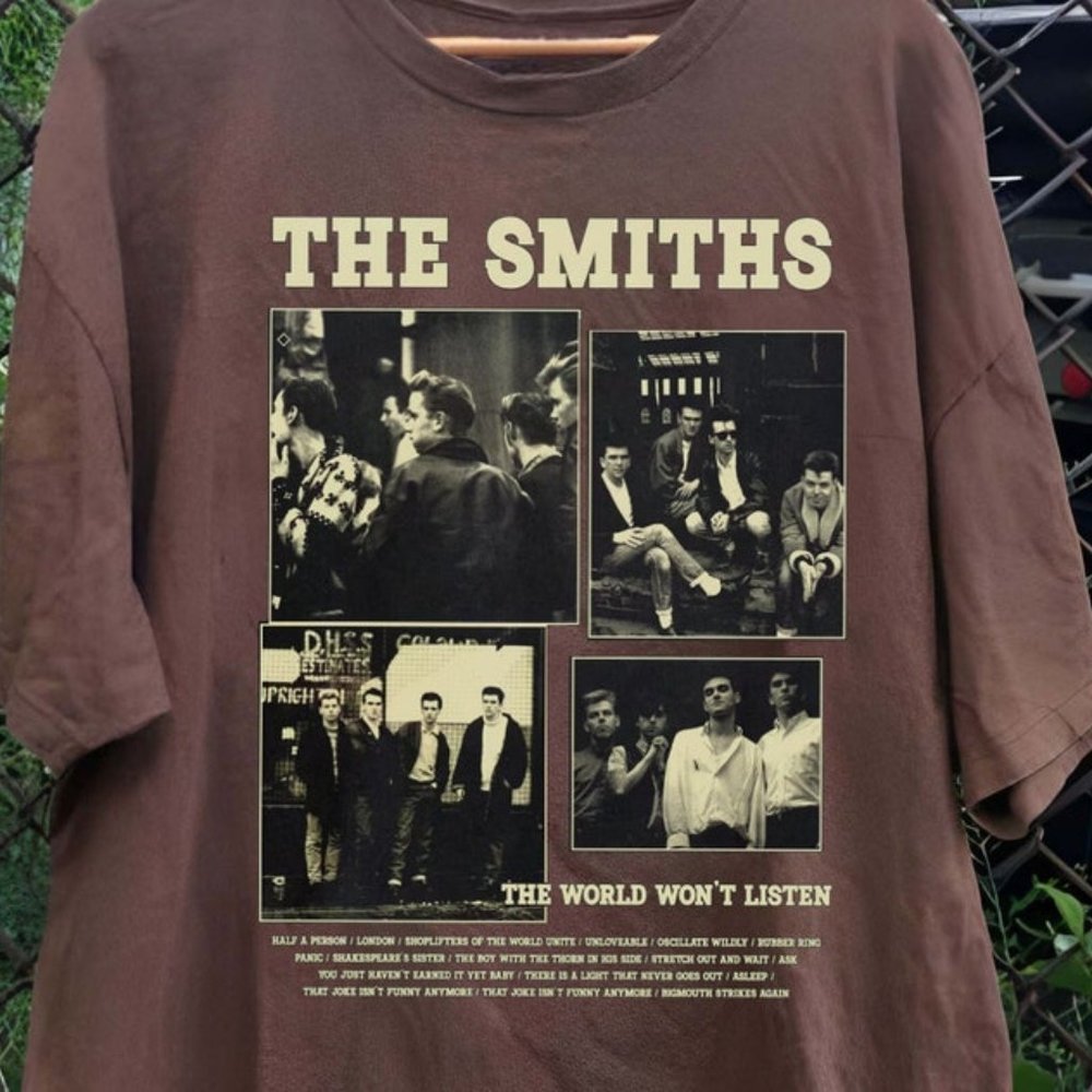 The Smiths Shirt, The World Won't Listen Album Of The Smiths Shirt, The World Wo